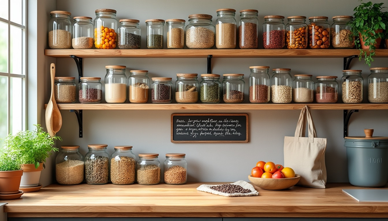 Le pouvoir des bocaux dans une cuisine zéro déchet