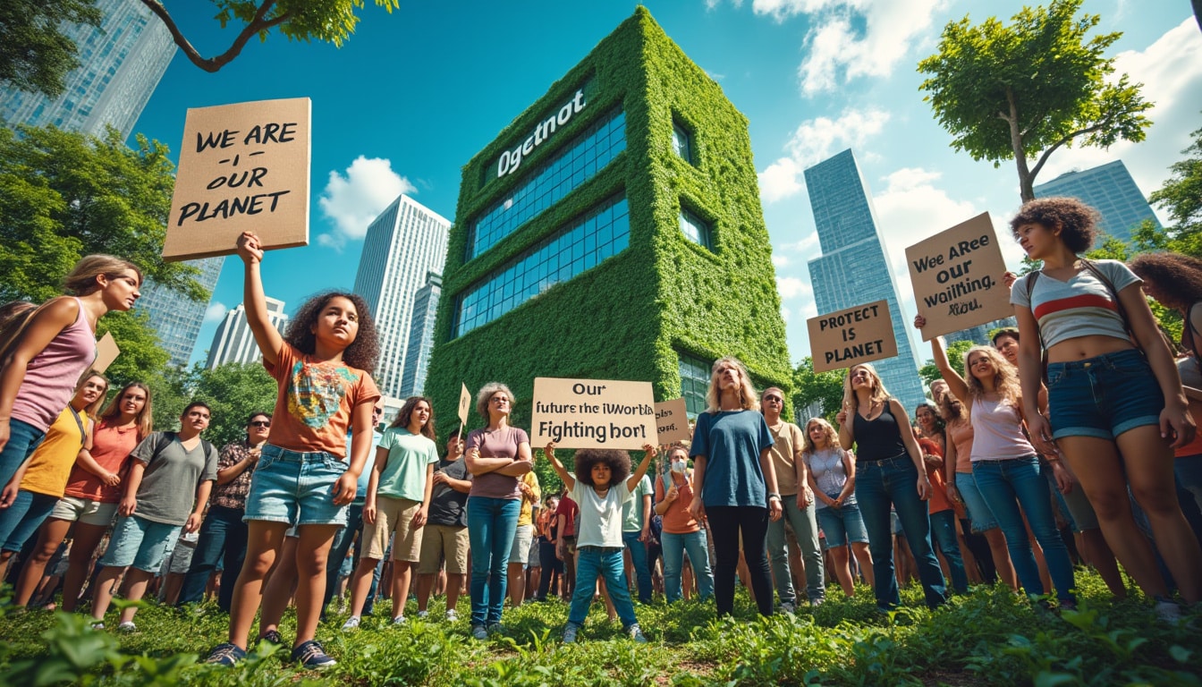 Mobilisation pour une écologie authentique face aux stratégies marketing des solutions écologiques