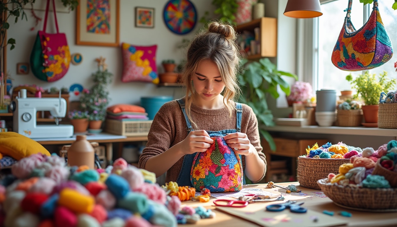 DIY : Créer des pièces uniques avec du textile recyclé
