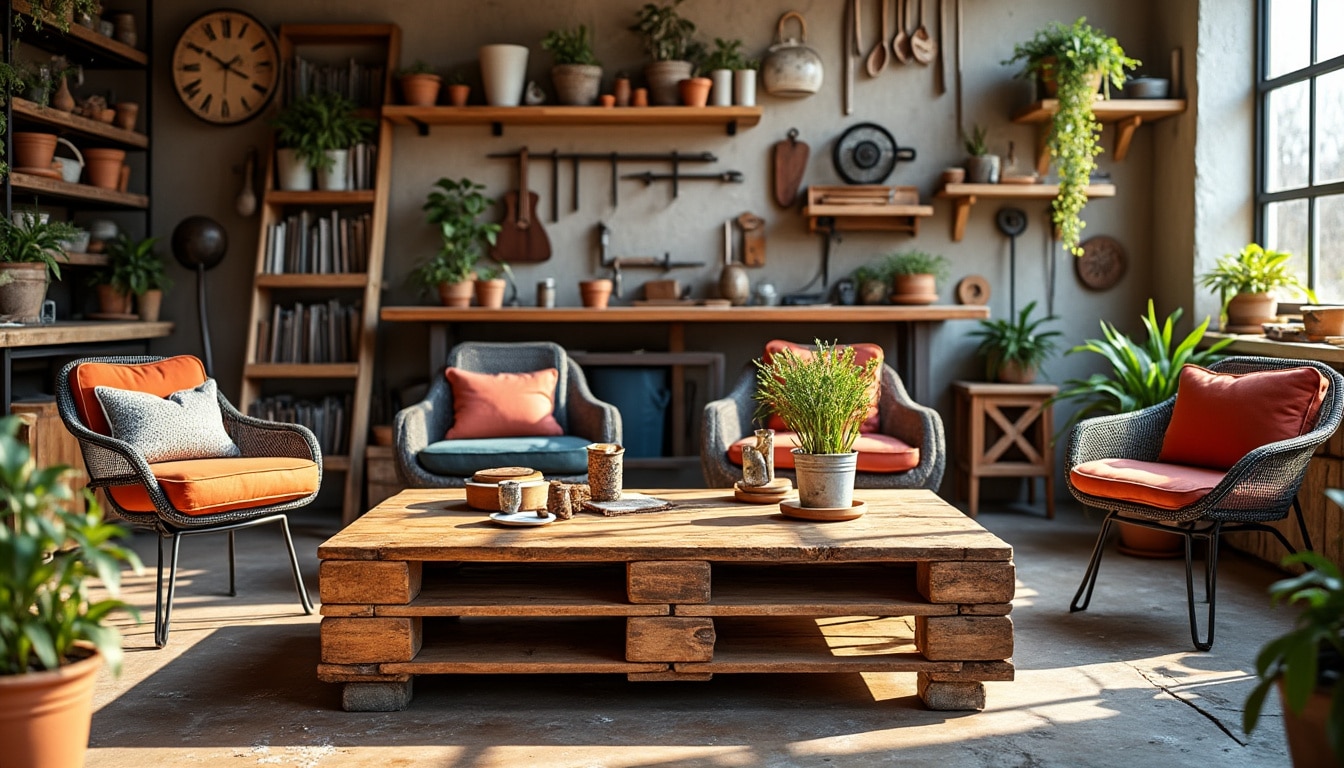 DIY : Créer un mobilier à partir de matériaux récupérés