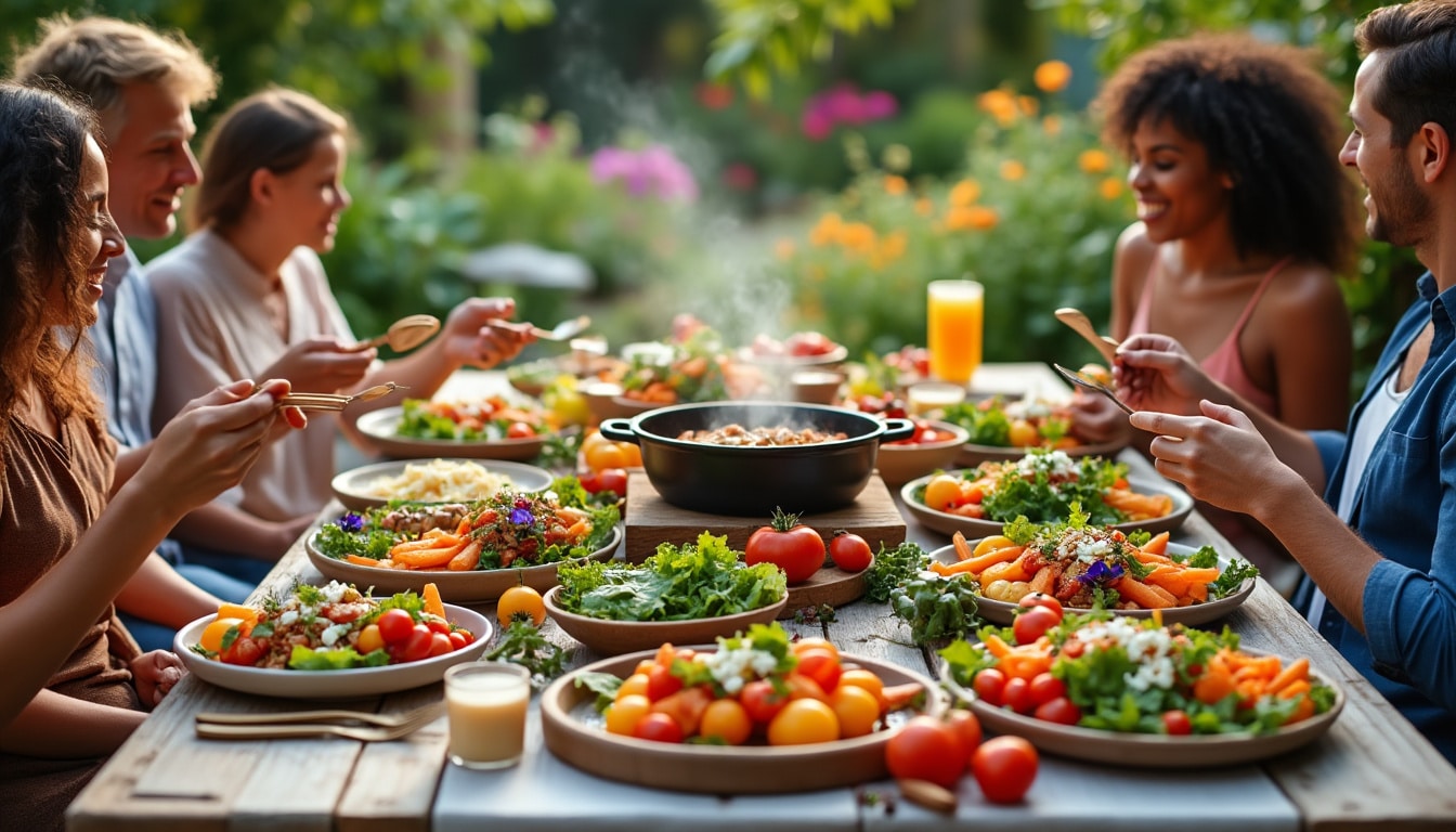 Les bienfaits des repas en commun pour réduire le gaspillage