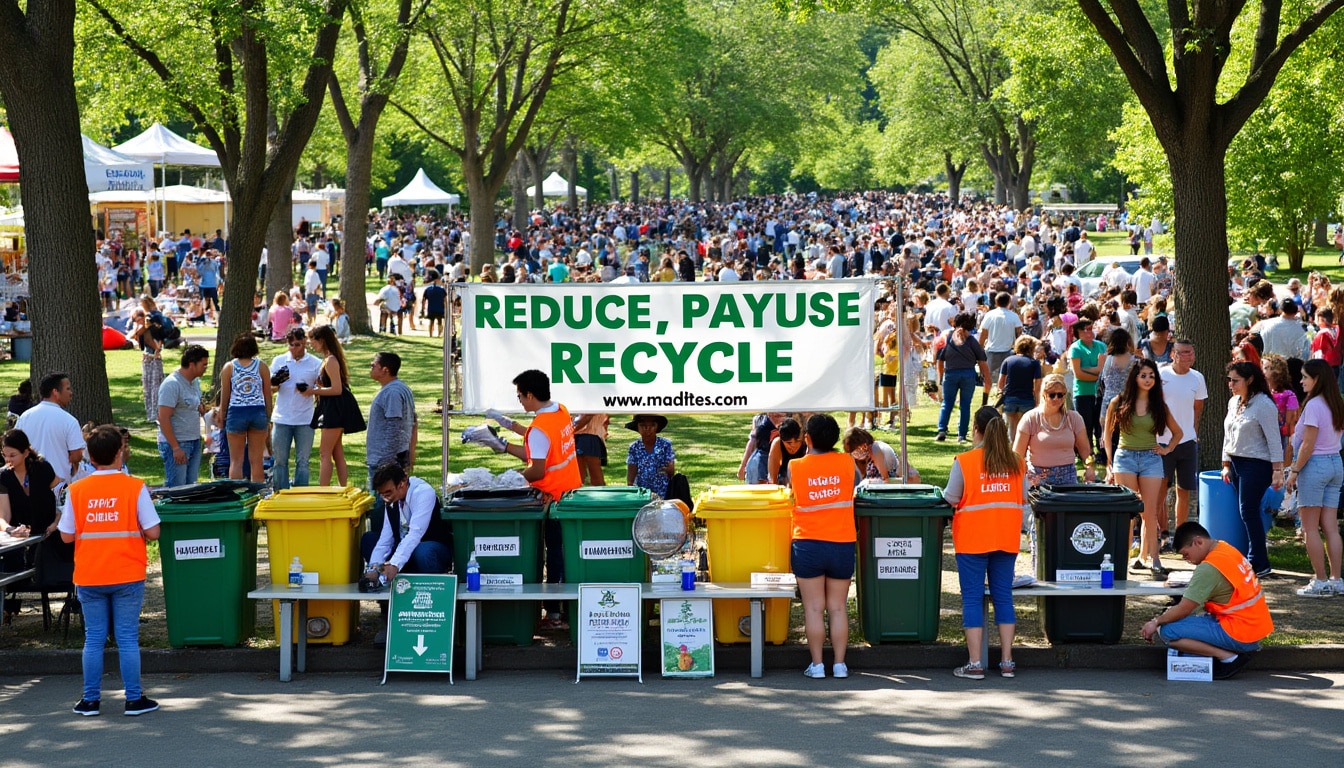 L’importance de la gestion des déchets lors des événements