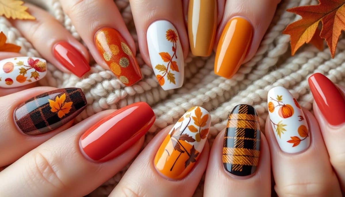 Cozy Fall Nail Ideas ๐โจ for Every Length