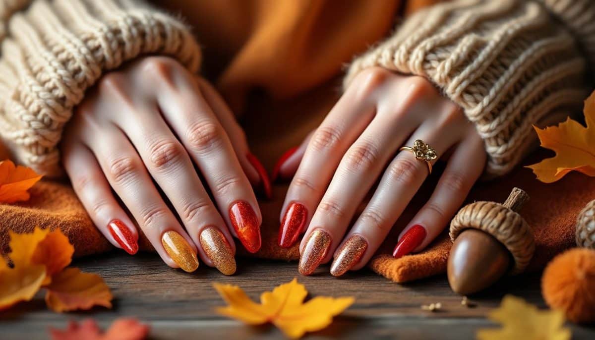 cozy up your nails: 15 fall designs for ultimate autumn vibes ๐๐
