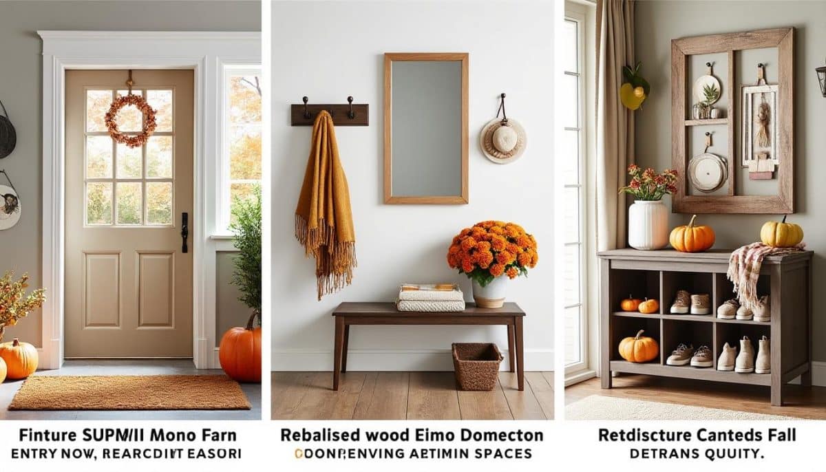 cozy up your small entryway: 3 fall ideas 🍂🏠