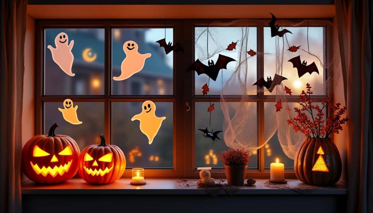 spooky window decor ideas for apartment dwellers 🕸️👀
