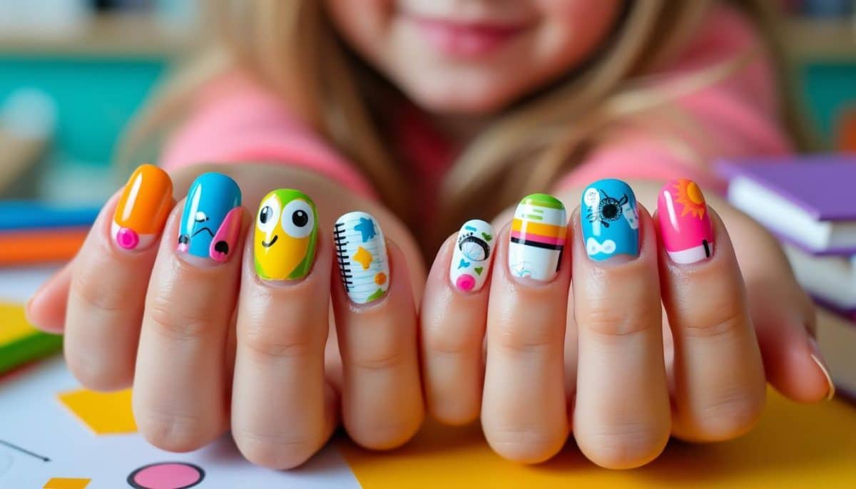 Perfect 4th Grade Back to School Nails ๐๐