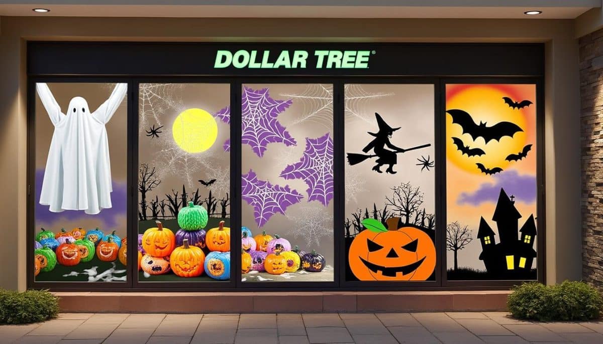 spooky halloween window decor ideas from dollar tree 🕸️👻