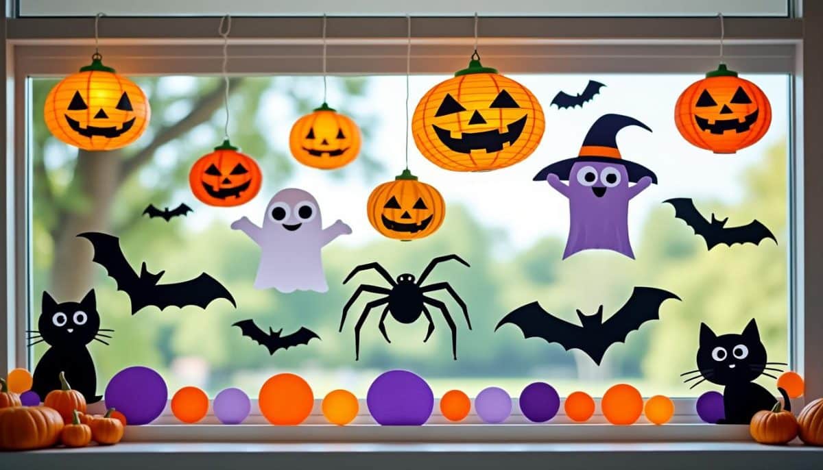 spooky classroom crafts: 5 safe halloween window decoration ideas 🎃👻