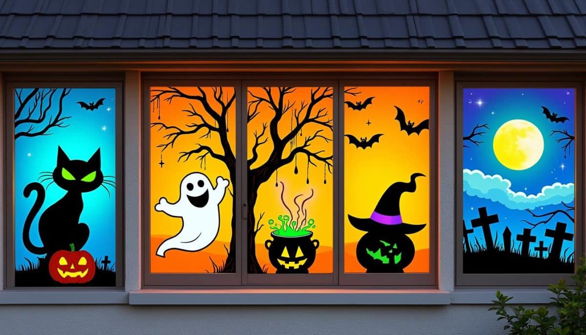 Spooky-But-Easy Halloween Window Painting Ideas 👻🖌️