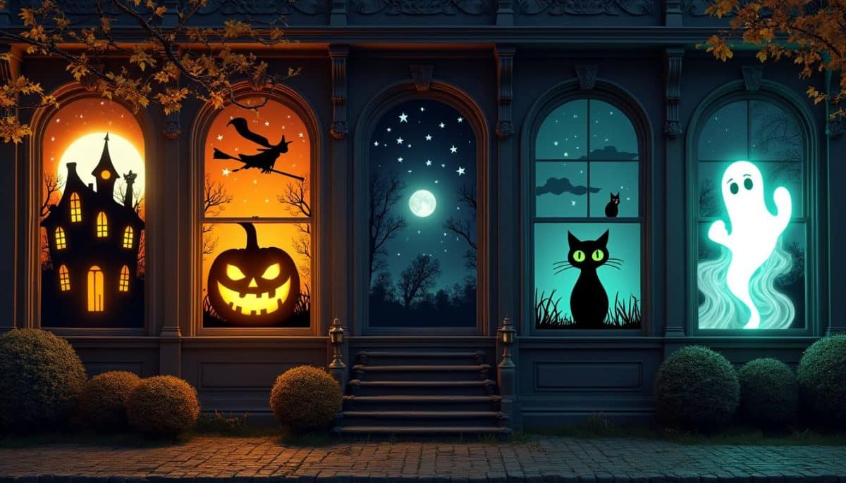 Spooky & Bright: 5 Glowing Halloween Window Painting Ideas 👻🎨