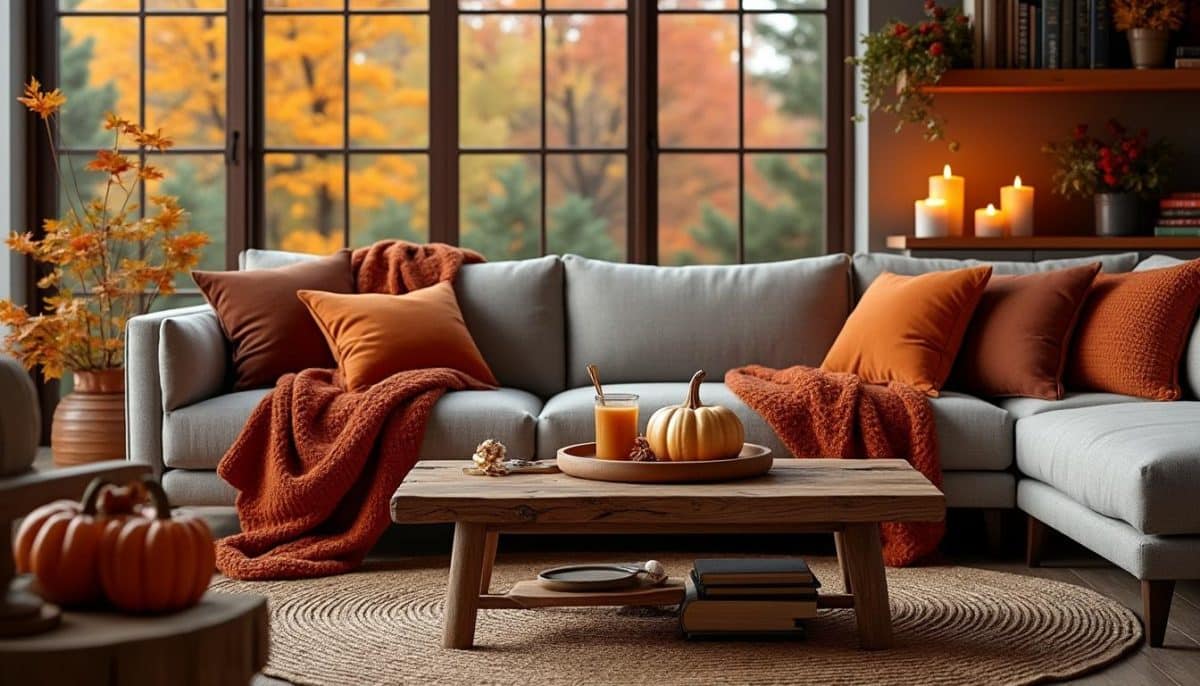 cozy living room ideas for fall 🍂🛋️
