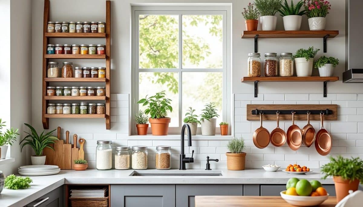 clever diy kitchen storage hacks anyone can try 🏠🍴