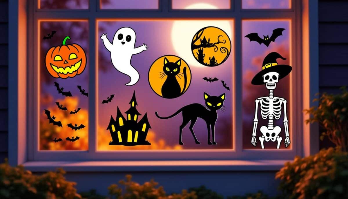 Spooktacular Reusable Halloween Window Clings 👻🎃