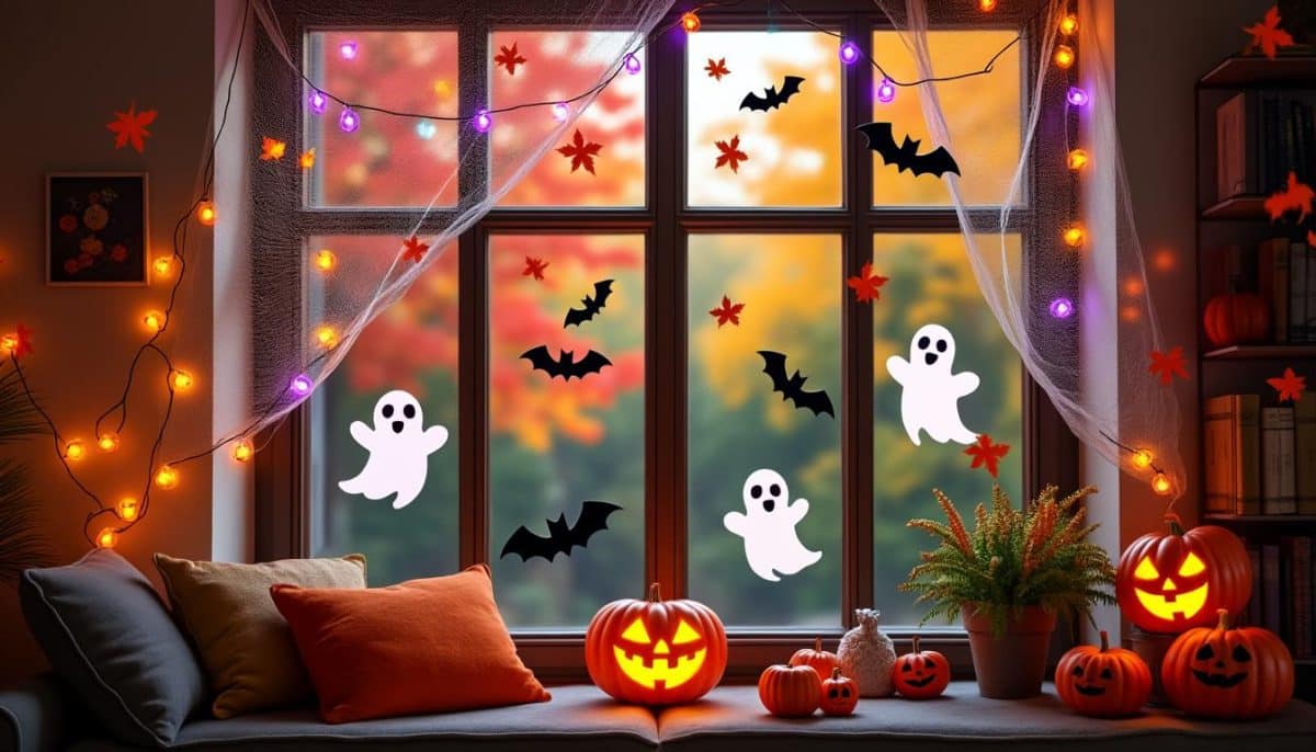 Spooky on a Budget: 7 Dollar Store Halloween Window Decor 👻🪟