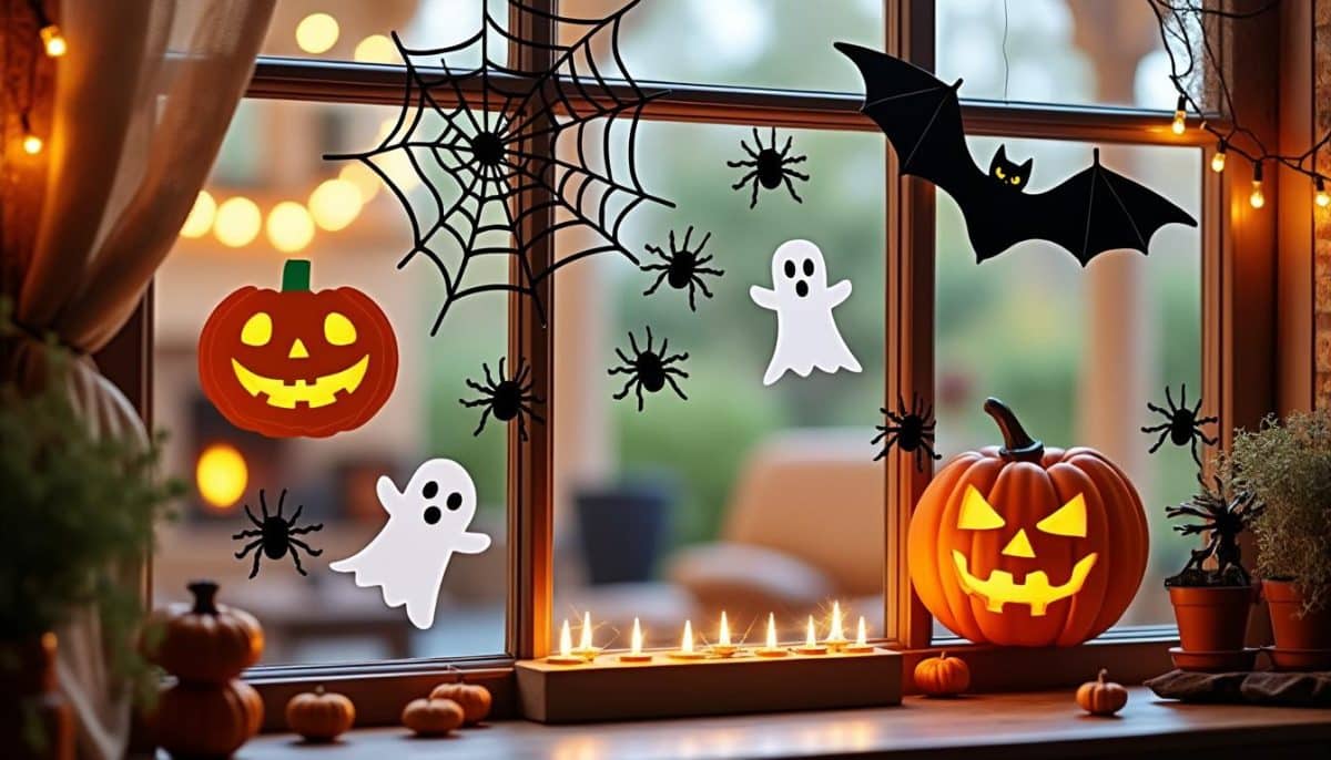 spooky window magic on a budget: 7 halloween decorations under $10 👻🪟