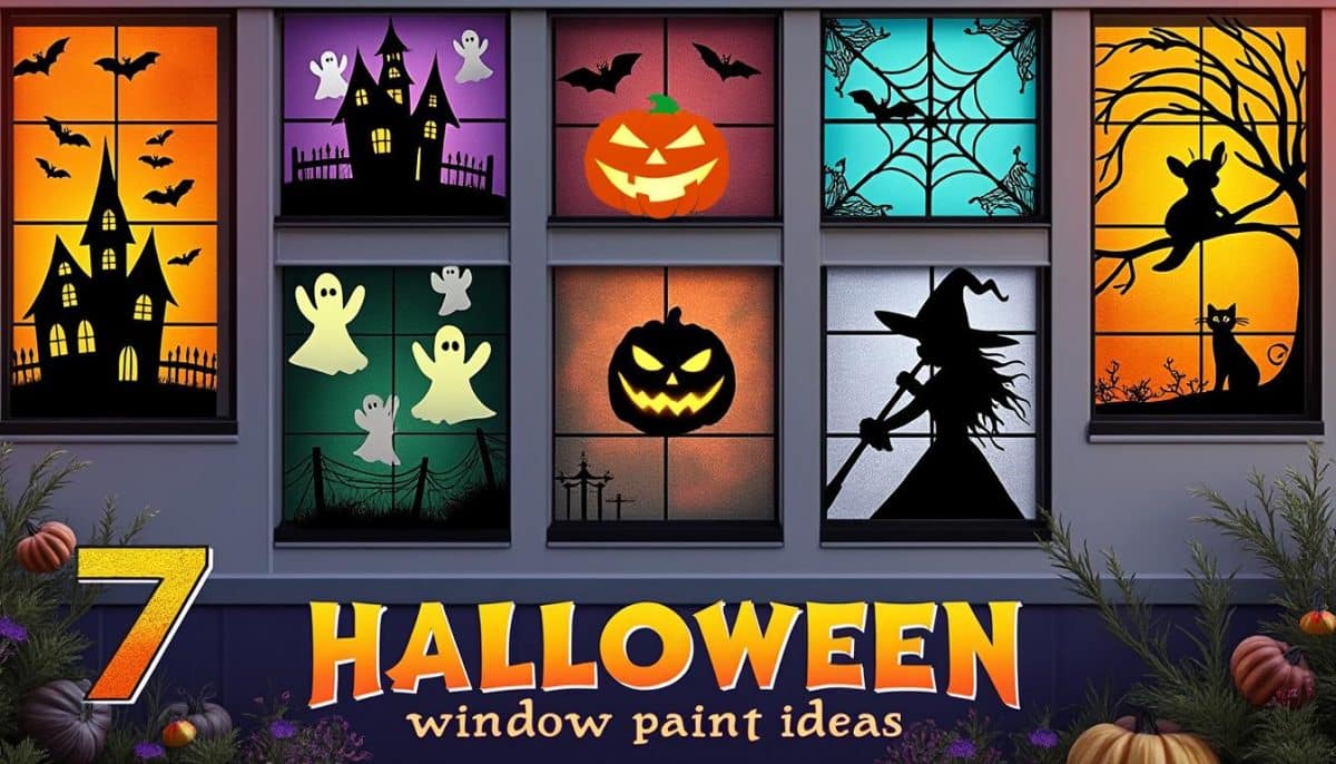 🎨 7 Spooky Halloween Window Paint Ideas with Just 3 Colors!