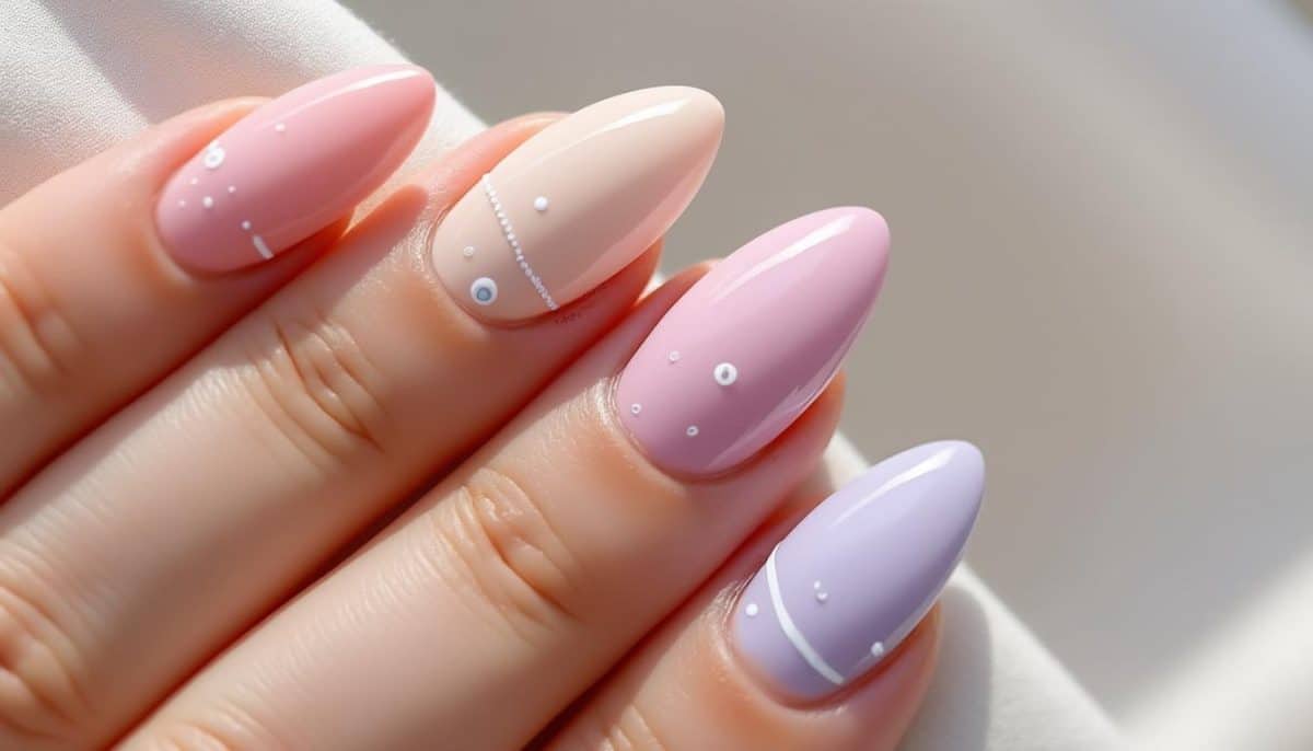 Chic Almond Acrylic Nails for School ๐ซโจ