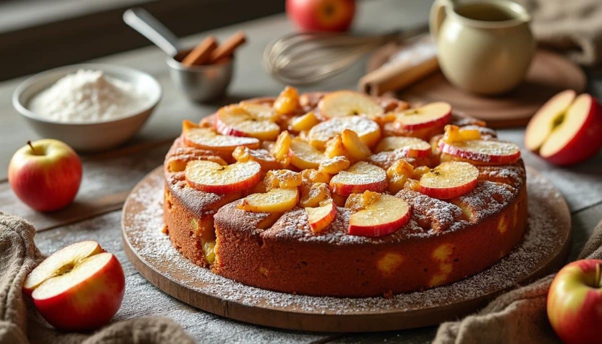 quick apple snack cake recipe in 30 minutes 🍏🍰