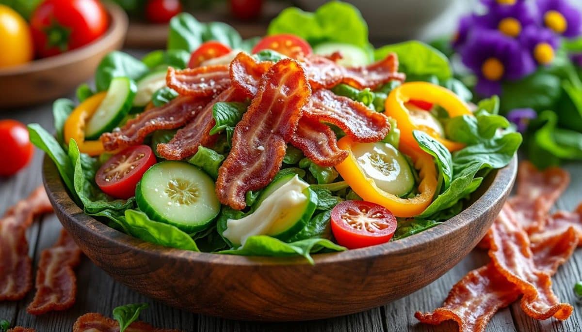 bacon salad sensation: a show-stopping flavor explosion 🥗🥓