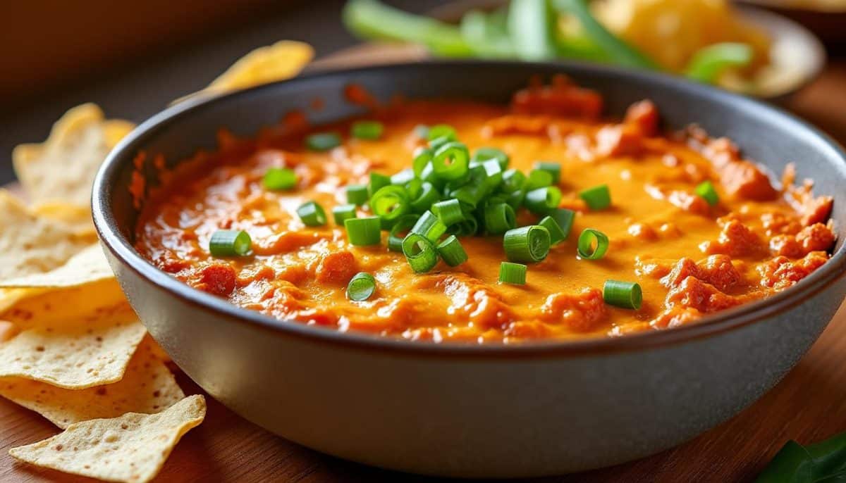 buffalo chicken dip: the ultimate crowd-pleaser 🧀🔥