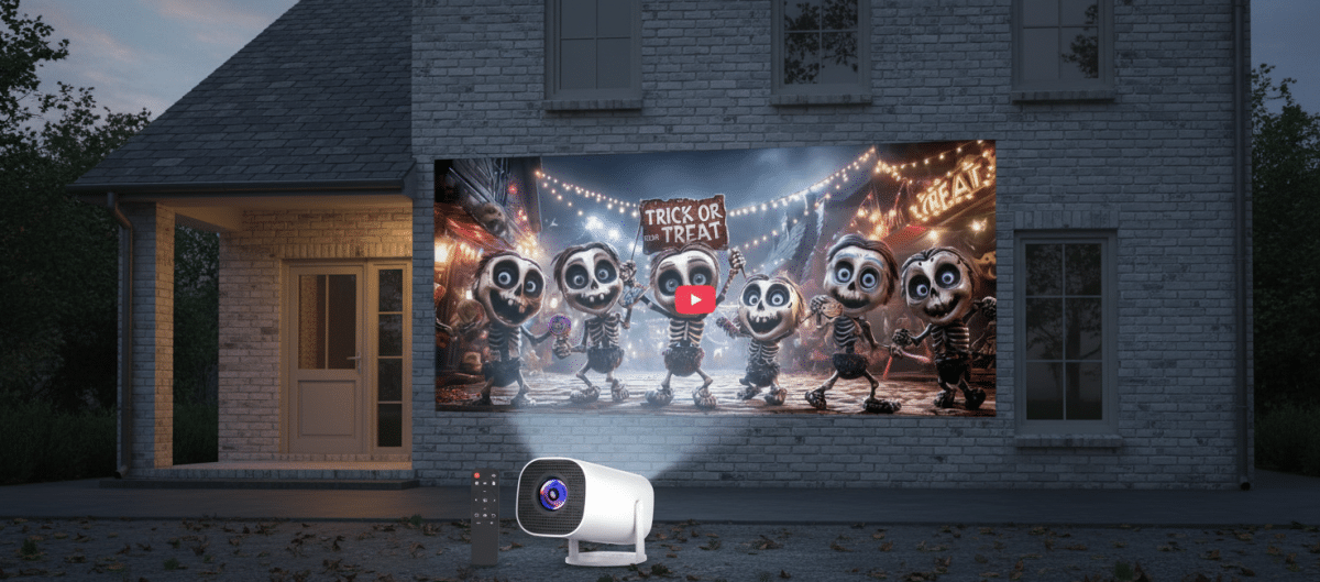 Halloween Window Projection Display - Create Spooky Atmosphere