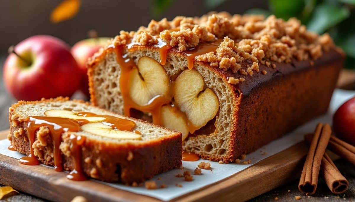 caramel apple crumble bread: a sweet winner 🥇🍏🍞