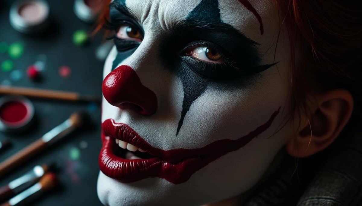 Terrifying Clown Makeup Tutorial 🎨🤡: Create a Look That Haunts, Not Amuses