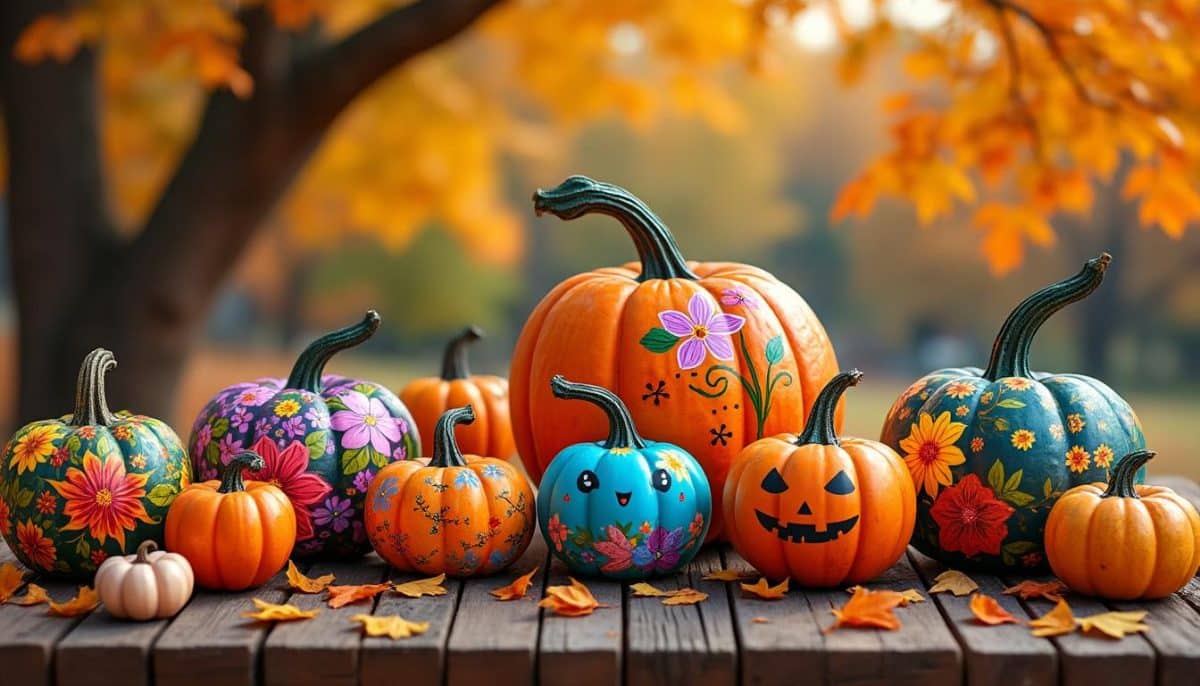 No-Carve Pumpkin Magic: Creative Painting Ideas 🎃✨