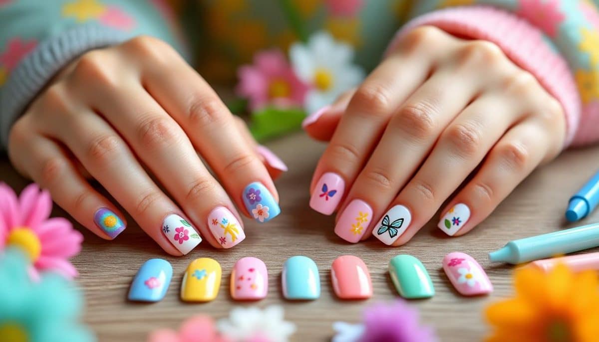 Spring-Ready School Nails for Kids ๐ธ๐จ