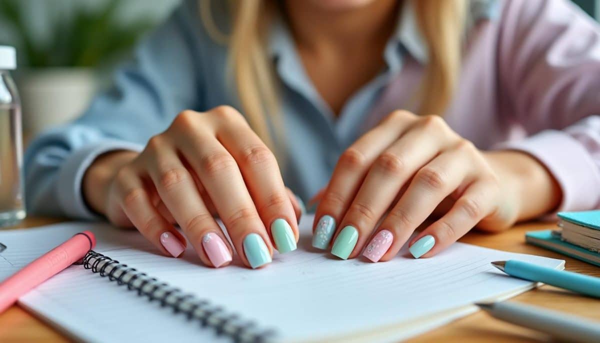 School-Ready Short Fake Nails: Fun, Practical & Stylish ๐
๐