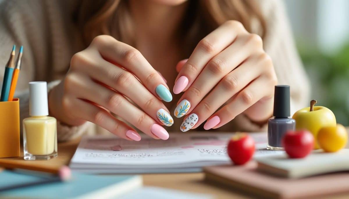 easy diy school nails youโll love ๐จ๐