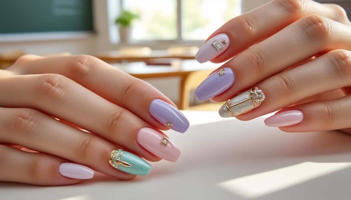 Top Teacher Nail Ideas for 2025 ๐๐