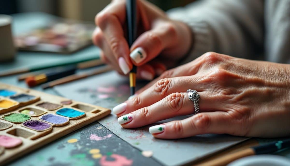 Grandmaโs Hack Turns French Tips into Nail Art Magic ๐
โจ