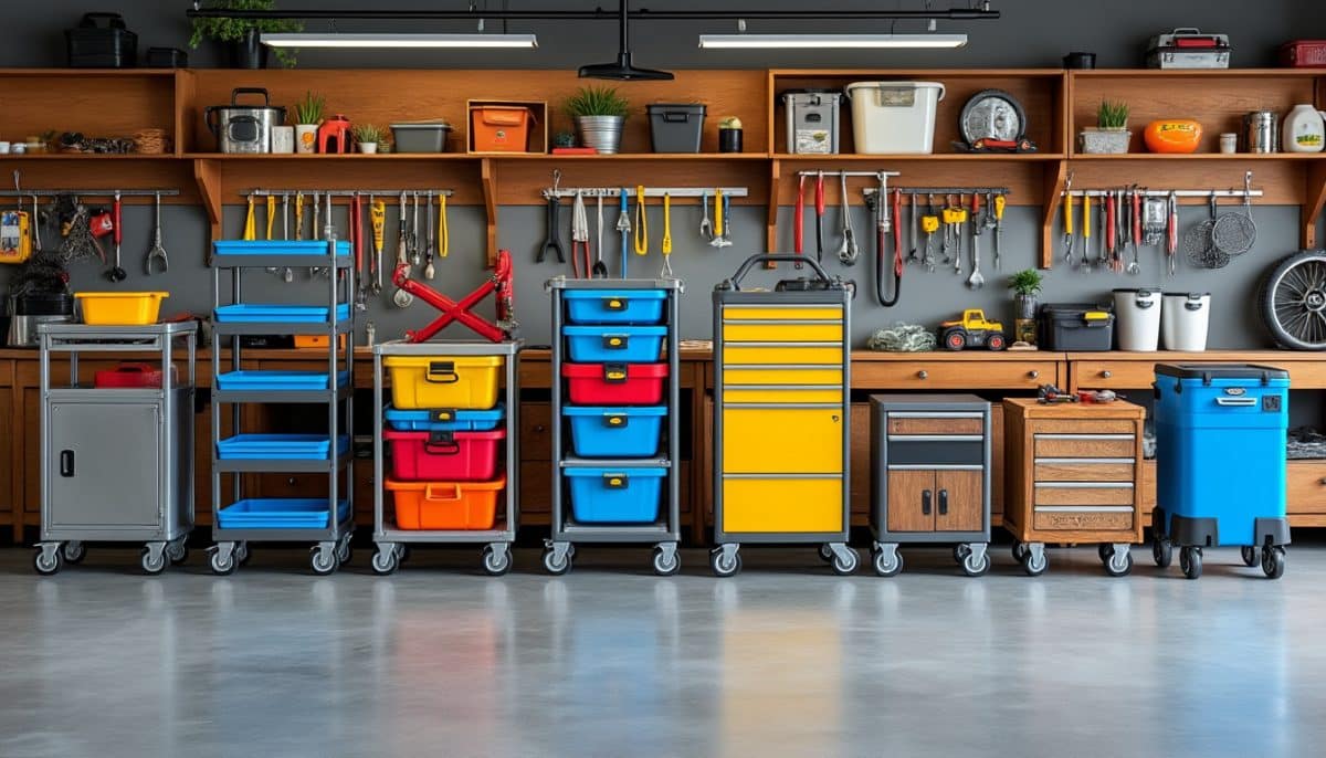 Roll Into Order: 10 Garage Storage Cart Ideas 🚗🛒