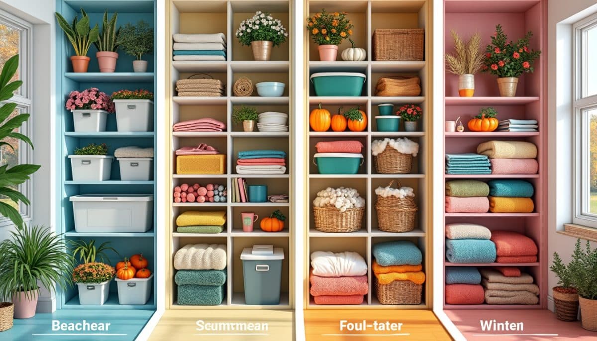 🌀 10 Seasonal Storage Hacks That Rotate with the Seasons 🎒