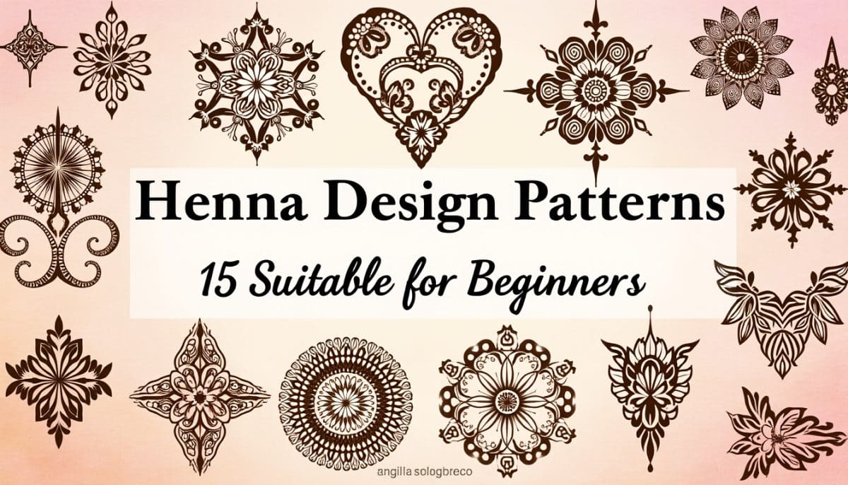 Easy Henna Patterns for Beginners β¨πΏ