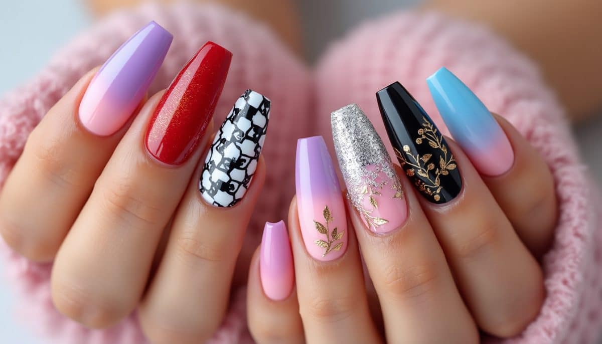 Dazzling Long Nail Ideas to Turn Heads ๐
โจ