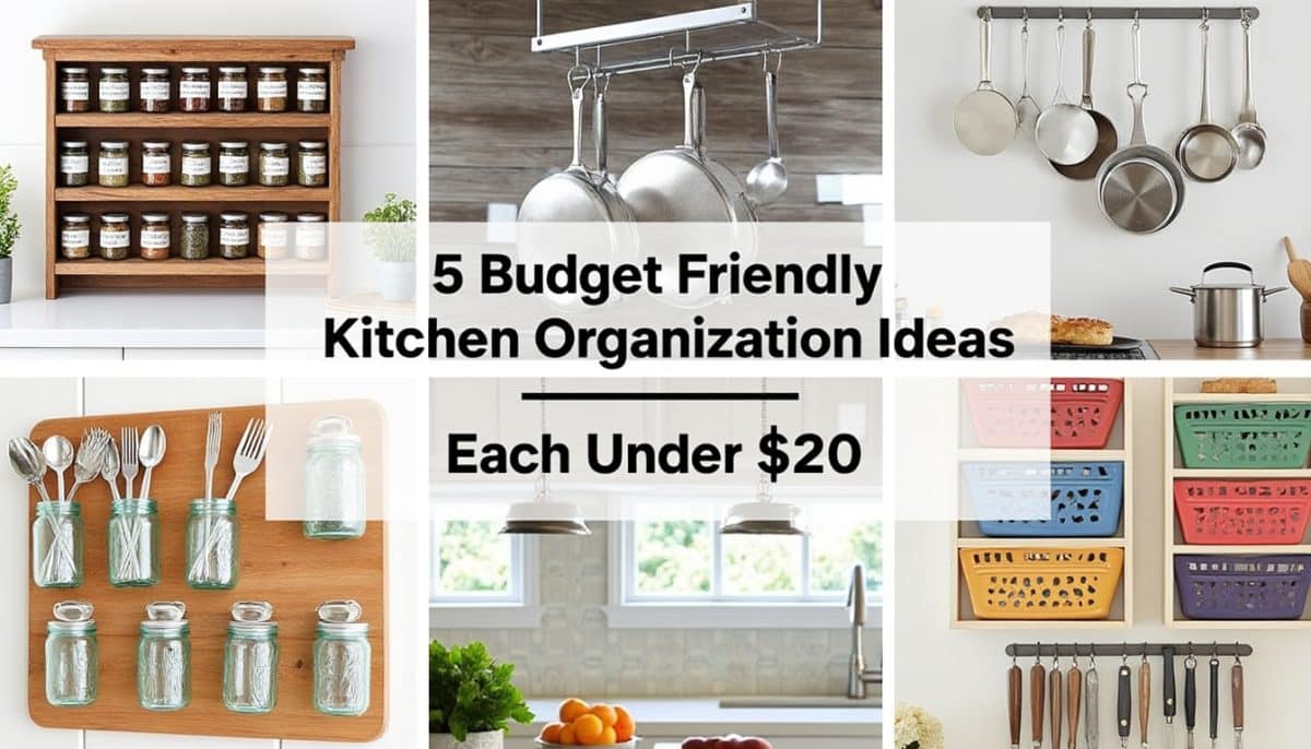 Spruce Up Your Kitchen: 5 DIY Organization Hacks Under $30 🏠🍴