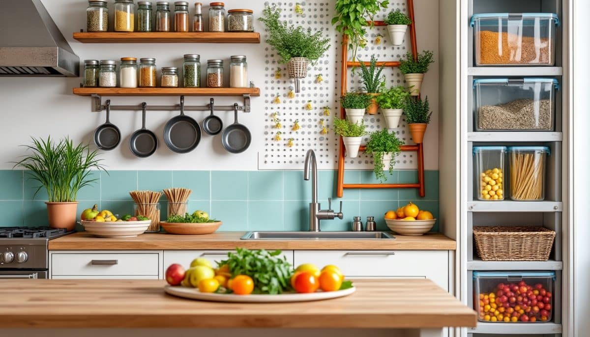 Easy DIY Kitchen Storage Hacks You’ll Love 🏡🍽️