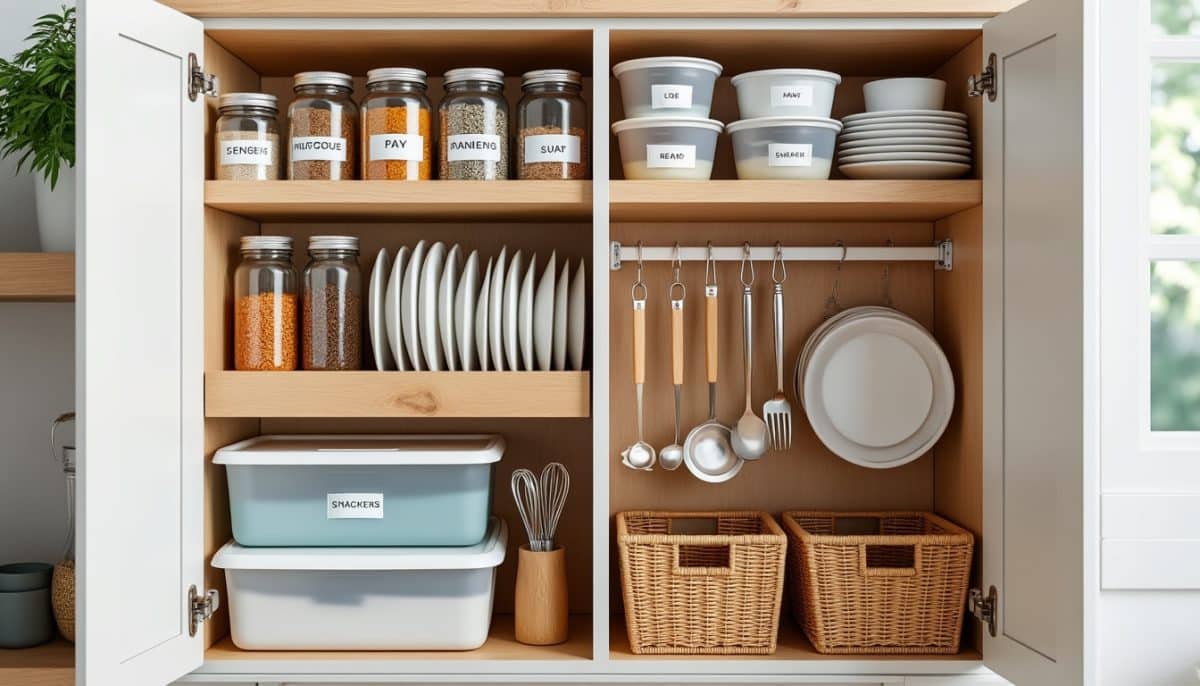 🧑‍🍳 5 Budget-Friendly Kitchen Cabinet Hacks Under $25 🗄️