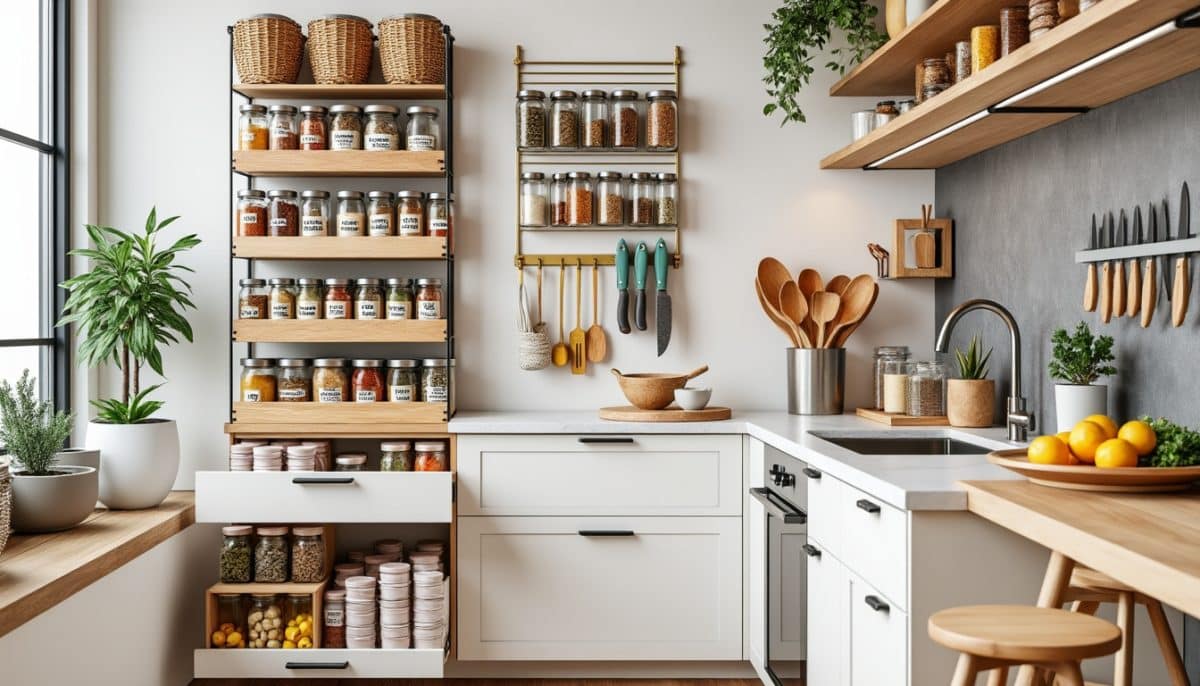 Clever Kitchen Storage Hacks for Tiny Homes 🏡🍴