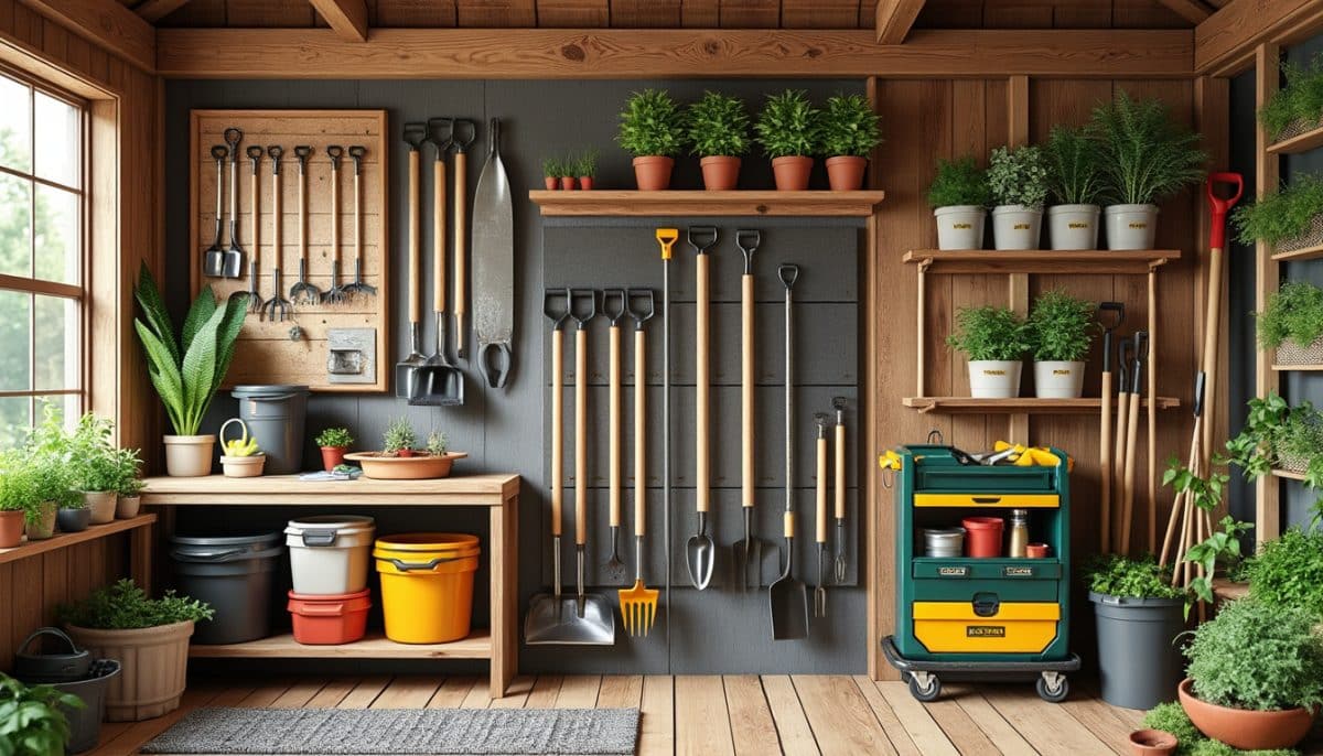 Clever Shovel & Rake Storage Hacks to Keep Tools Ready 🛠️🌱