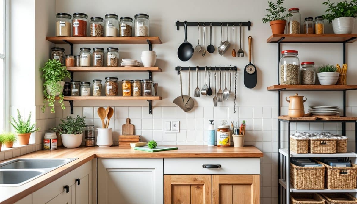 Budget-Friendly Kitchen Storage Hacks 🥄✨
