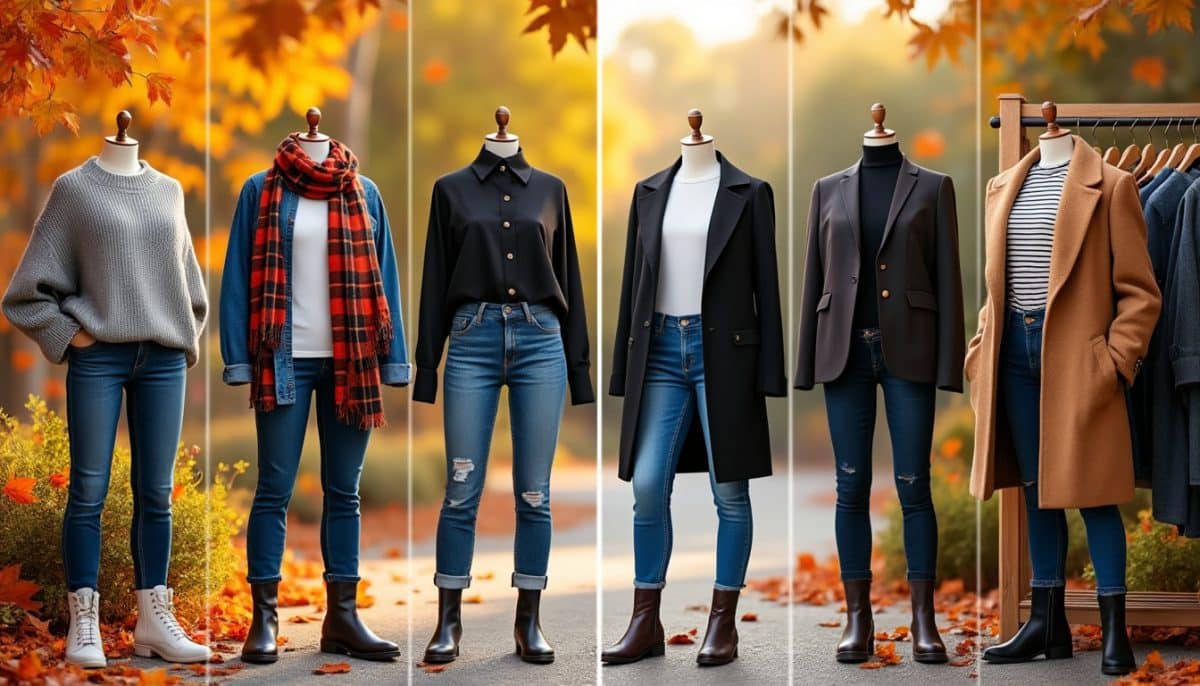 Chic Fall Outfits 🌇🌃: Effortless Looks from Day to Night