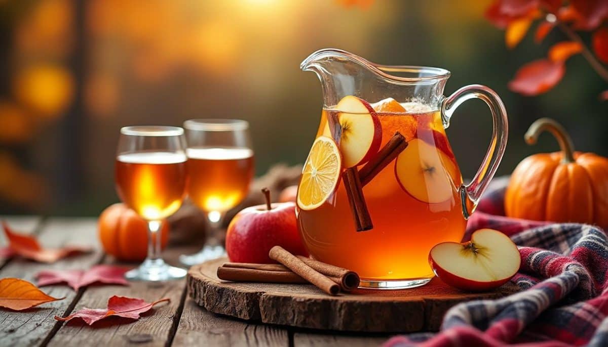 🍎 Cozy Apple Cider Sangria: Your Go-To Fall Party Drink 🍂