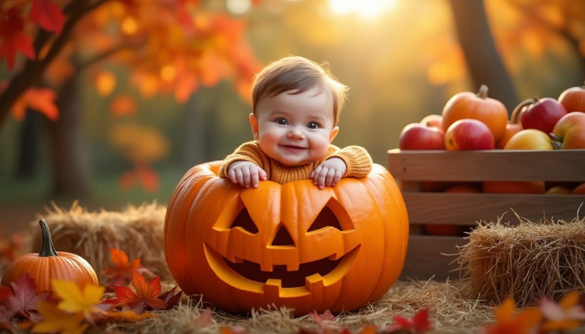 Adorable Baby-in-Pumpkin Photo Ideas for the Perfect Fall 🍁🎃