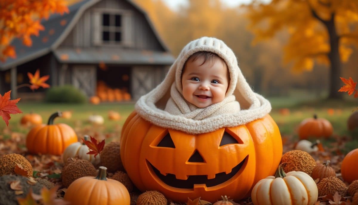 Adorable Pumpkin Baby Photo Ideas to Celebrate Fall 🍂🎃