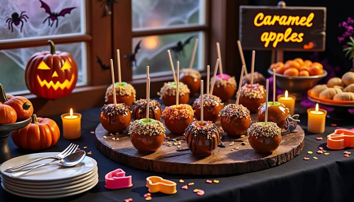 Spooktacular Caramel Apple Bar Ideas for Unforgettable Halloween Fun! 🍏🍬🎃