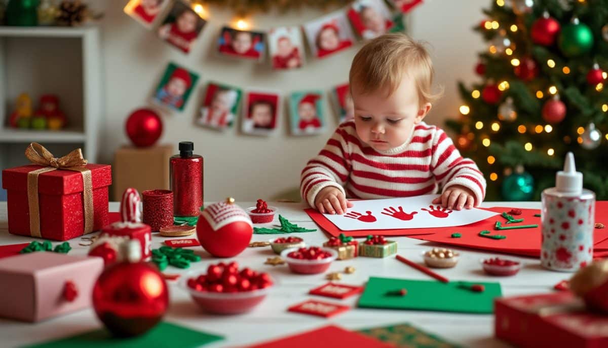 Festive Baby Crafts 🎄✨: Making Holiday Memories That Last